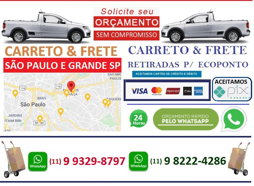 Carreto Vila Zelina - Sao Paulo SP 11 9 9329-8797 SP