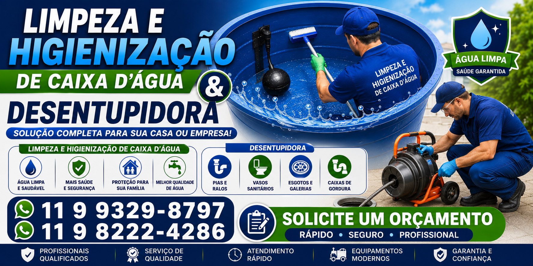 Desentupidora itaquera e Dedetizadora Sao Miguel