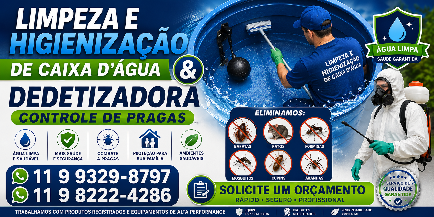 Dedetização Itaquera e Desentupimento vila carrão