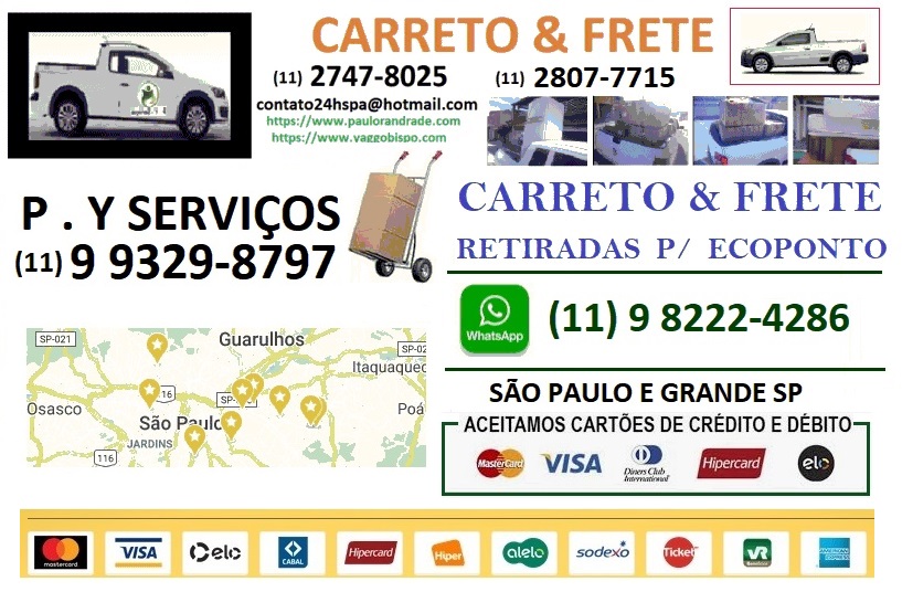 Carreto Cerqueira cesar 11 9 9329-8797 SP