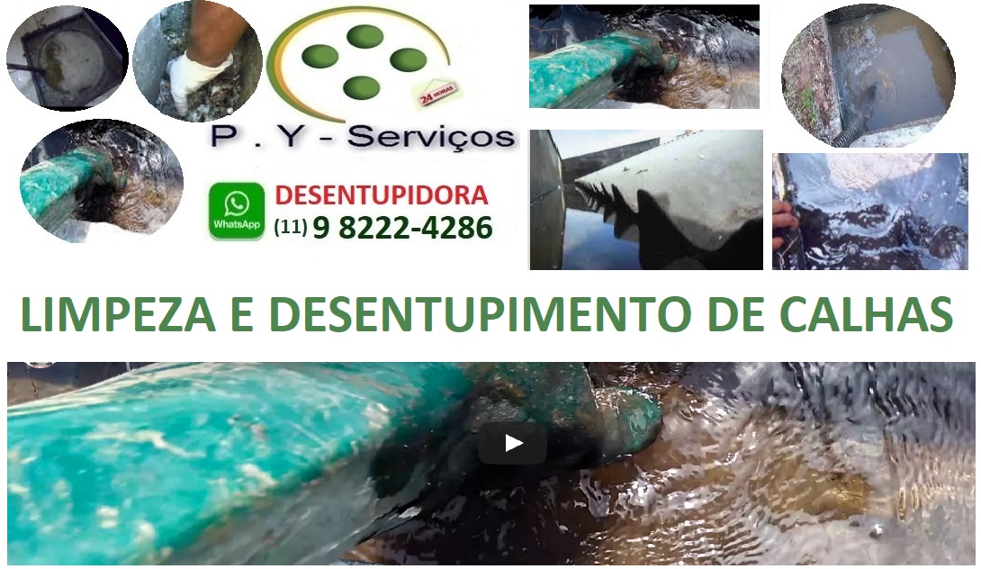 Limpeza e Desentupimento de Calhas - Sao Paulo SP 11 9 9329-8797 SP